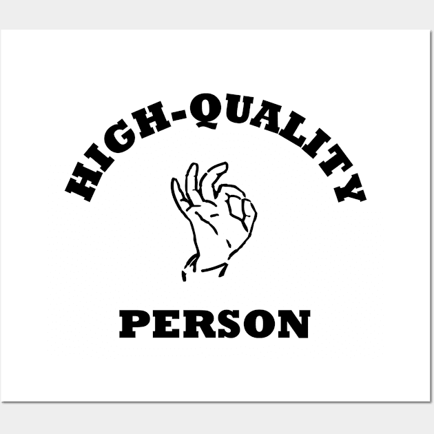 High-Quality Person Wall Art by politictees